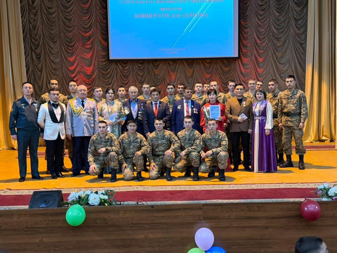 5518 әскери бөлімінде әскери қызметкерлерді демобилизациялауға арналған «Сәт сапар, жас сарбаз!» мерекелік кеш